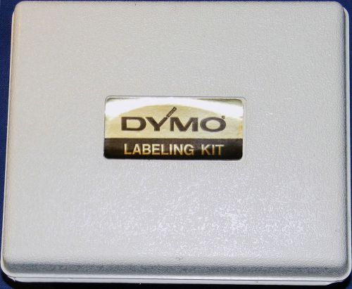 Dymo m-6 labeling kit vintage 70&#039;s complete w/ hard case and extra tape &amp; wheels for sale