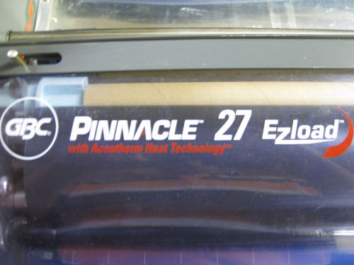 Used GBC EZload Pinnacle27 Roll Laminator 1701720EZ