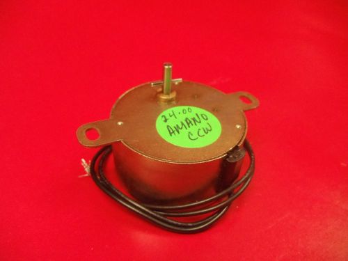 Amano Time Clock Motor, PTM-24AG, Nippon, 1 RPM
