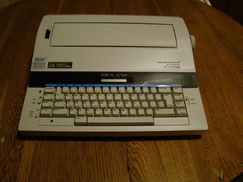 Smith Corona XD 5500 Spell Right Dictionary Memory Electric Typewriter w/cover