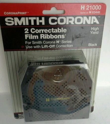 NEW 2 pack Smith Corona Correctable Film Ribbons H21000