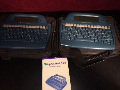 Alphasmart 2000 portable word processor tested working for sale