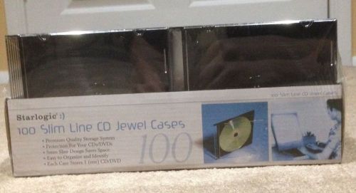 100 5mm Starlogic slimline jewel cases