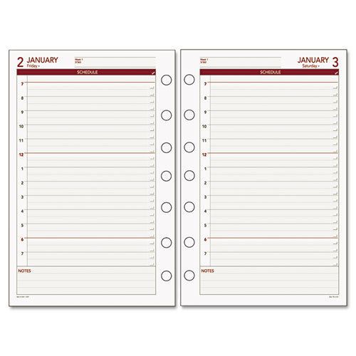 DAYRUNNER 061125Y 2015 CALENDAR DAILY PLANNER APPOINTMENT REFILL 5-1/2 x 8-1/2