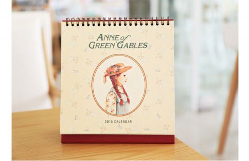 2015 Anne of Green Gables Illustration Desk Standing Monthly Calendar