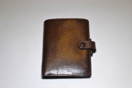 Filofax Mini Finsbury in Brown- Leather