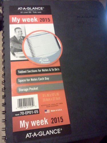 At-a-glance®the action planner® weekly appointment book - more room to write for sale