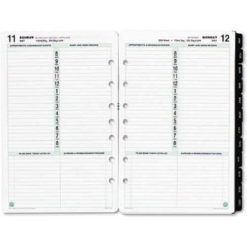 Day-timer dated 1-page-per-day organizer refill, 5-1/2&#034; x 8-1/2&#034;, 2015 for sale