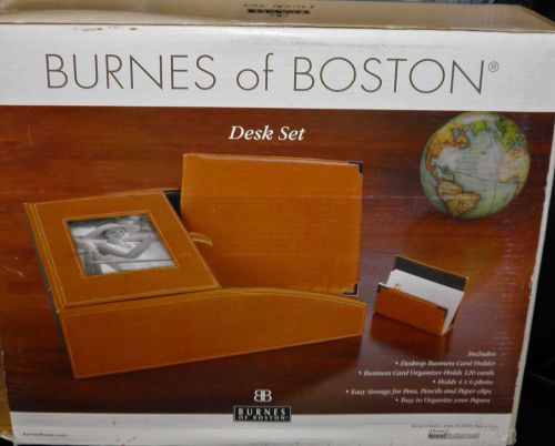 Burnes of Boston 3 Piece Desk Set