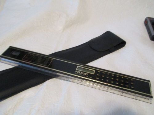 Vintage Viscount Ruler &amp; calculator E-652