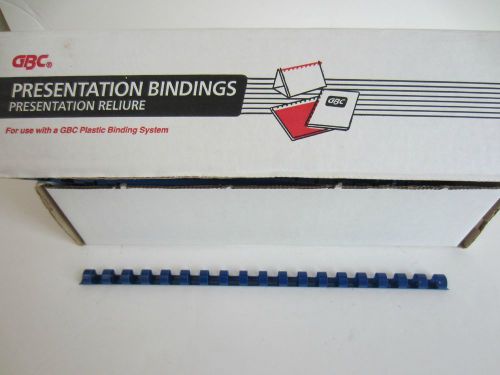 49 GBC IBICO 3/8&#034; Blue 70 sheet capacity PLASTIC BINDING machine COMBS spines