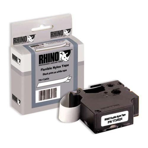 Dymo RhinoPRO Flexible Nylon Label Tape, 0.94&#034;x11.5&#039; #1734524