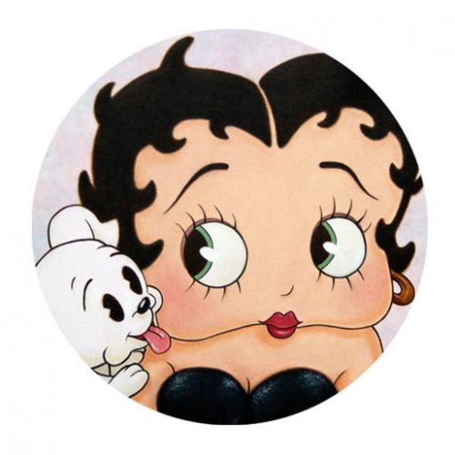 New Betty Boop Round Mouse Pad 004