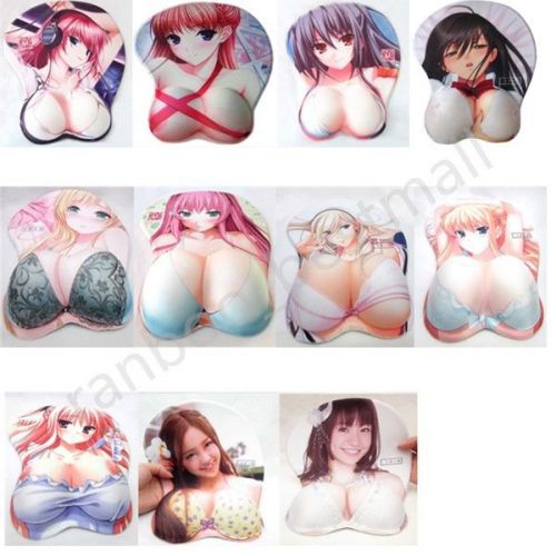 3d boobs silicone mouse pad / mat japan cartoon one piece supersonico (0.46kg) for sale