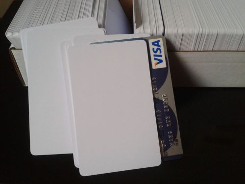 50 Blank inkjet PVC Cards 0.8mm thickness white color both side printable