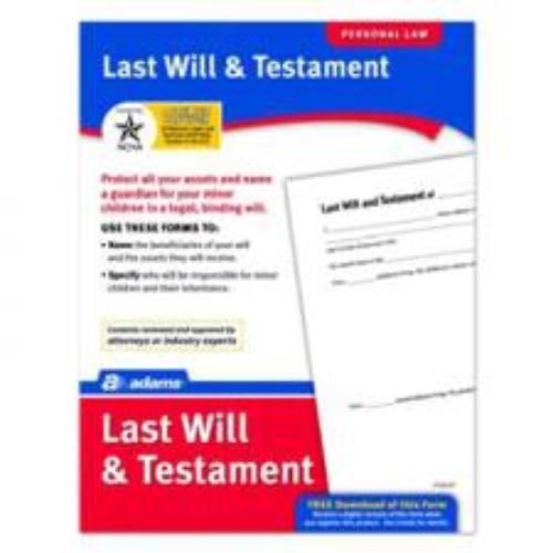 Last Will &amp; Testament Legal Form