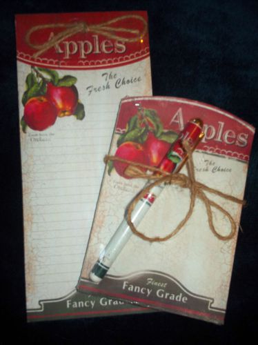 NEW Notepad Gift Set and Magnetic Notepad - Apple Design