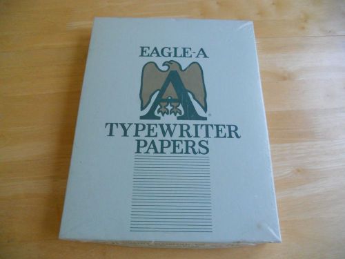 Vintage Eagle-A Typewriter Papers - Quality Manifold - Green (500  Sheets)