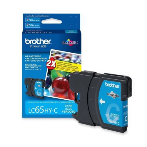 BROTHER INT L (SUPPLIES) LC65HYC  CYAN INK CARTRIDGE HIGH