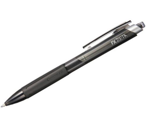 Monami Oily Ball Point Pen FX ZETA 0.7mm 1 Dozen(12) Black Ink Office Write Pen