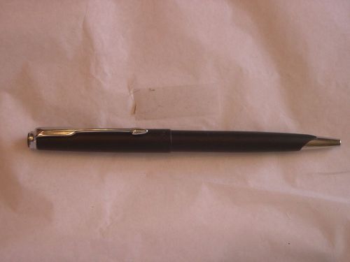 Never Used Parker &#034;50 Falcon&#034; Matt Black with Silver Trim Ball Point Pen
