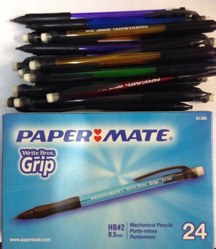 24 Paper Mate Write Bros Mechanical PENCILS 0.5mm 61385
