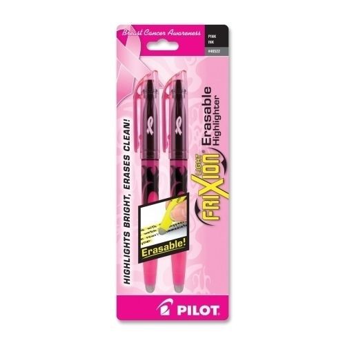 Pilot FriXion Light Pink Ribbon Erasable Highlighter Ink Color: Pink - 2-2 Packs