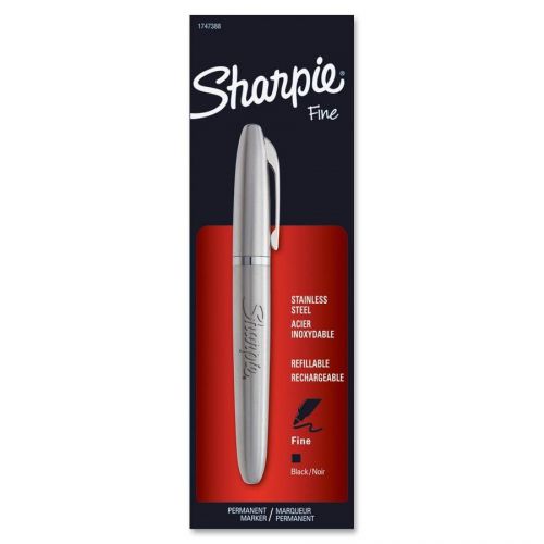 Sharpie stainless steel permanent marker, fine, black, 1/each, san1747388 for sale