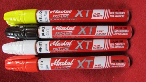 La-co_markal_pro-line xt_extreme performance_3mm mark_liquid paint_lot of 4 for sale