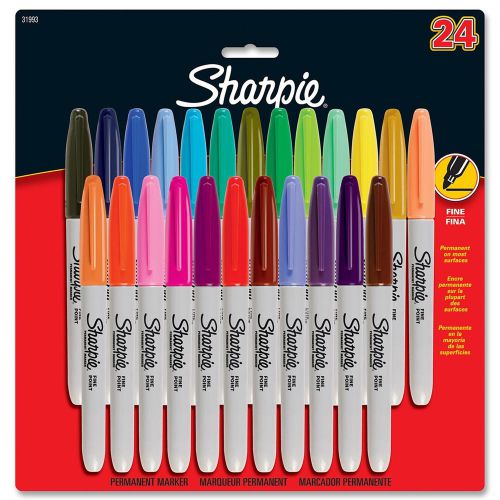 Sharpie 80&#039;s Glam Color Fine Point Permanent Markers 24-pk