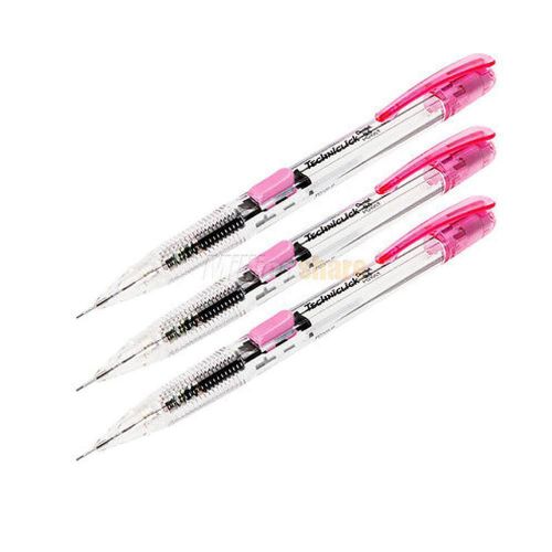 3 pk pentel pd105t techniclick mechanical pencil 0.5mm pink for sale
