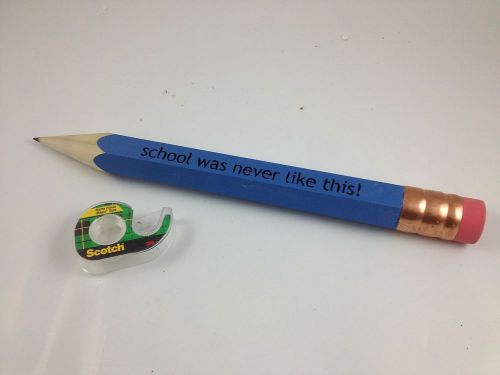 Data Storage University ~ Huge Novelty Lead Pencil With Eraser