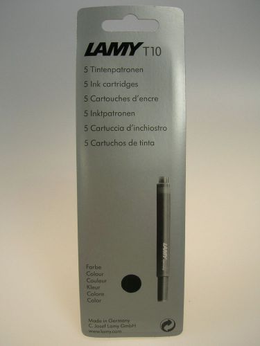 LAMY T10 Fountain pen Ink 5-pk Cartridge BLACK