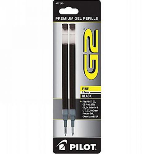 Pilot® Fine Gel Refill For Pilot Gel Ink Pens, 2/Pack, Black