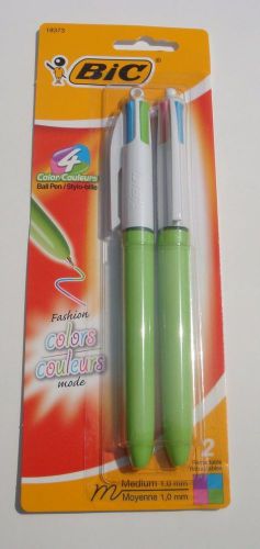 4 bic four color pens  new fashion colors * free ship usa for sale