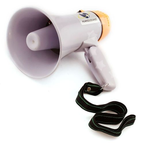 15w rms vol adjustable mic speaker recorder handheld portable megaphone g104 for sale