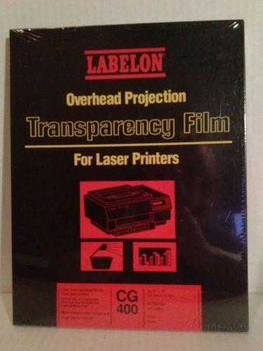 Labelon Transparency Film For Laser Printers CG400 Overhead Projectors NEW