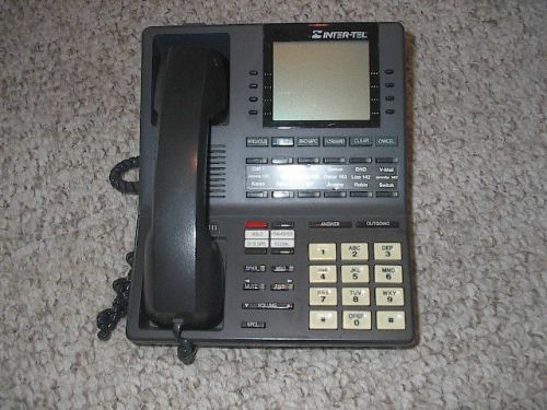 INTER-TEL KTS EXECUTIVE WITH LCD #550.4100 FREE SHIPPING LOOKS GREAT CHEAP!