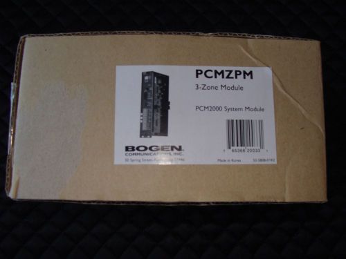Bogen Telephone 3 Zone Module PCM-ZPM New in Original Box PCM2000