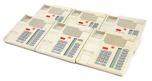 Lot 6 Nortel Meridian Aastra NT4X40 M5008/A Business Office Line Display Phone