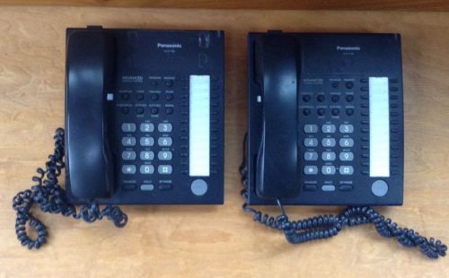 Lot Of 2 Panasonic KX-T7720 Advanced Hybrid System Telephone UNTESTED As Is