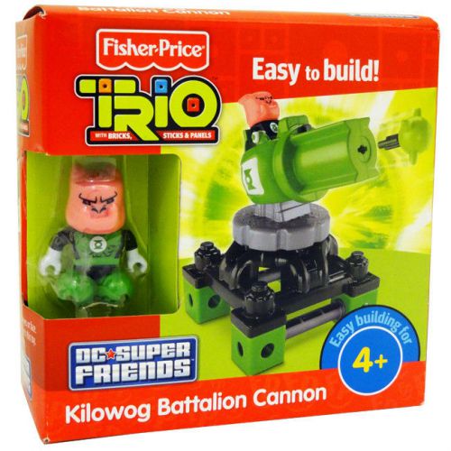 Fisher-Price TRIO Green Lantern Kilowog Cannon Set  Kids Fun NEW!