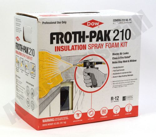 Dow frothpak 210 spray foam kit for sale