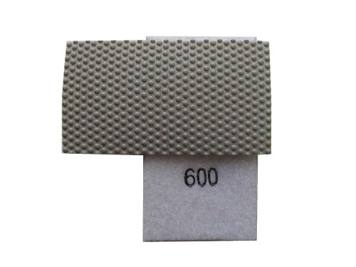 Diamond hand polishing pad strip resin-bond 600 grit with velcro-back for sale