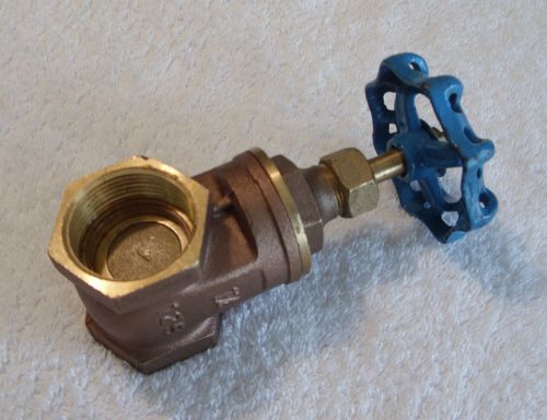Altco brass gate valve 1 1/4&#034;  125psi new for sale