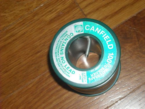 CANFIELD Lead free solder wire  1 pound Roll!