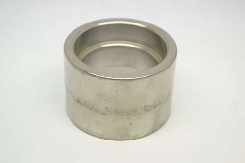 SA182 3M B16 F316L/316 2 3AJP 2IN STAINLESS COUPLING PIPE FITTING B409580