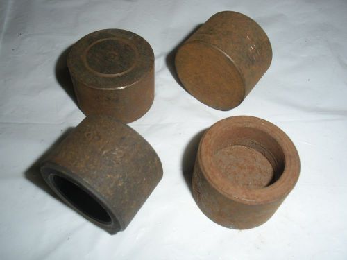4 Lot Steel Pipe Cap size 3/4&#034; ID 1 and 1/4&#034; OD Socket Weld Connection  USA -