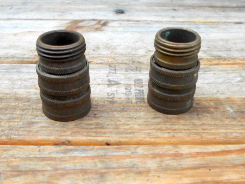 2 brass water coupler fitting for sale
