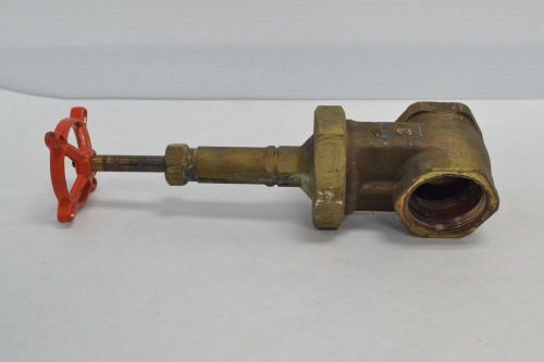 Stockham b-120 ? 300cwp 150 brass threaded 2 in gate valve b265132 for sale